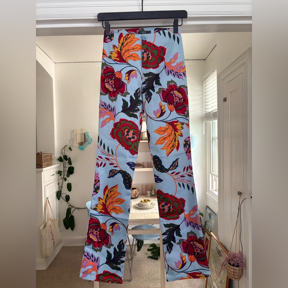Y2K Tark ‘1 Paris Floral Patterned Pants